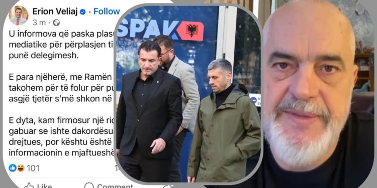 Rama i merr paswordin e facebook Veliajt dhe qetëson situatën në bashki