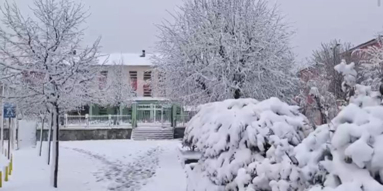 Puka zbardhet nga dëbora/ Apelohet për kujdes për shkak të ngricave të mundshme gjatë natës