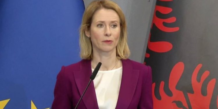 “S’ka rrugë të lehtë”/ Kallas në Tiranë: Shqipëria të bëjë reformat, e ardhmja e vendit në BE
