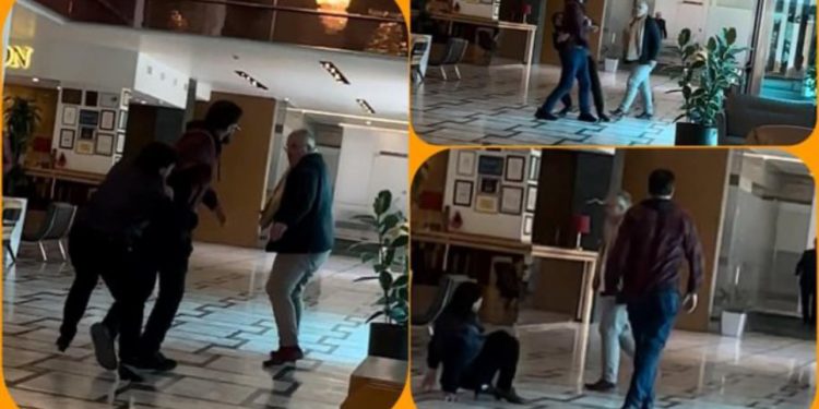 Plas grushti/ Ilir Demaliaj përleshet me Kujtim Gjuzin në një lokal në Tiranë