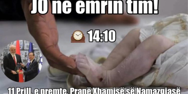 Mori medalje nga Izraeli/ Protestë kundër Ramës para Xhamisë së Namazgjasë: Jo në emrin tim