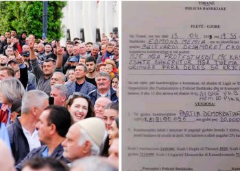 SKANDAL/ Policia gjobit me 200 mijë lekë PD, pse protestuesi urinoi te kryeministria!