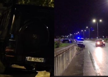 Detajet/ Kjo është makina G-Class e pronarit të “Pelikani Security” ku u derdhën plumbat ndaj 4 të rinjve, u ndoqën deri në Rolling Hills 