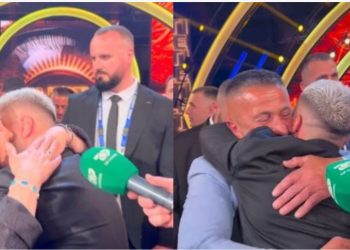 Pasi fitoi çmimin e madh, momenti emocionues kur Gjesti takon prindërit e tij