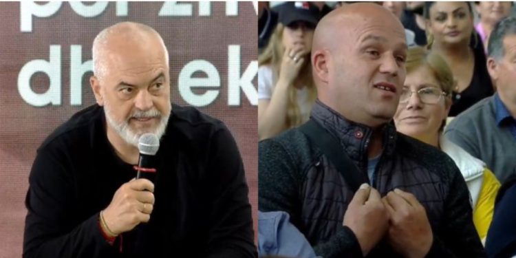 I tregoi shqetësimet/ Rama debat me qytetarin: Ti për këtë ke ardhur këtu, por është turp i madh