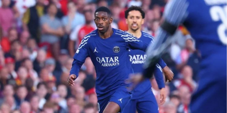 PSG fiton në “Emirates” dhe është me një këmbë drejt finales, por “qan” Ousmane Dembele-n
