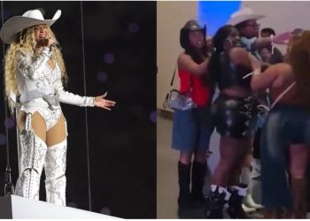 Plas sherri në koncertin e parë të “Cowboy Carter” të Beyonce-s