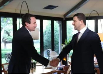 Para seancës së konstituimit, kryeministri Albin Kurti takon liderin e PDK Memli Krasniqi