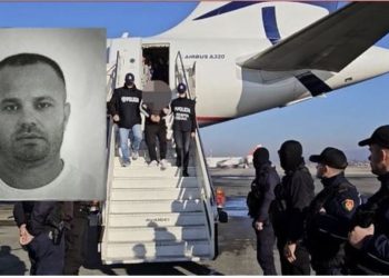 RENEA blindon aeroportin, Florenc Çapja mbërrin në Rinas, u soll me pranga nga Dubai