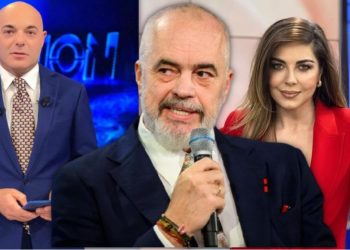 Edi Rama i tërheq vëmendjen Jonida Shehut në mes të emisionit: Mos mu bëj si Fevziu që rri me telefon, fokusohu