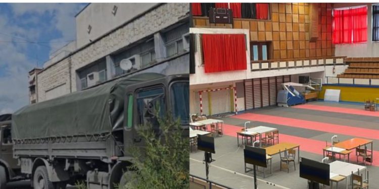 FOTO/ Nën masa të rrepta sigurie, mbërrijnë në Elbasan materialet zgjedhore, u dërguan nga mjete të ushtrisë