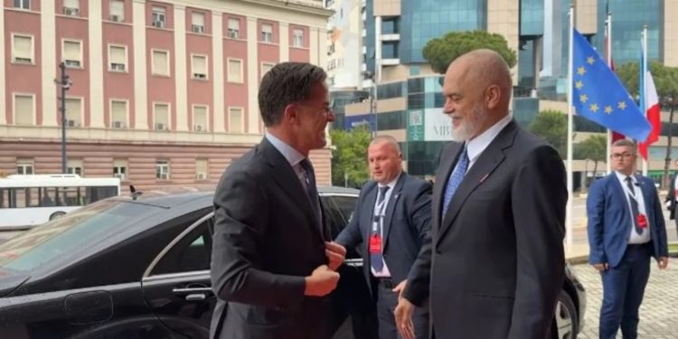 Roli i Shqipërisë në Aleancë dhe sfidat e sigurisë në rajon, Rama pret në takim Sekretarin e Përgjithshëm të NATO-s, Mark Rutte