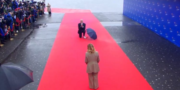 E bën sërish/ Rama i ulet në gjunjë Melonit, kryeministrja vihet në siklet: Edi stop