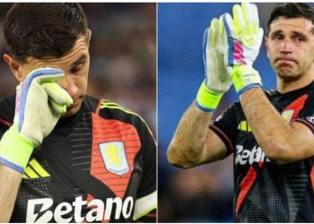 Emi Martinez përlotet në ndeshjen e fundit të Aston Villas, shihet si lamtumirë pas tri ofertave të marra