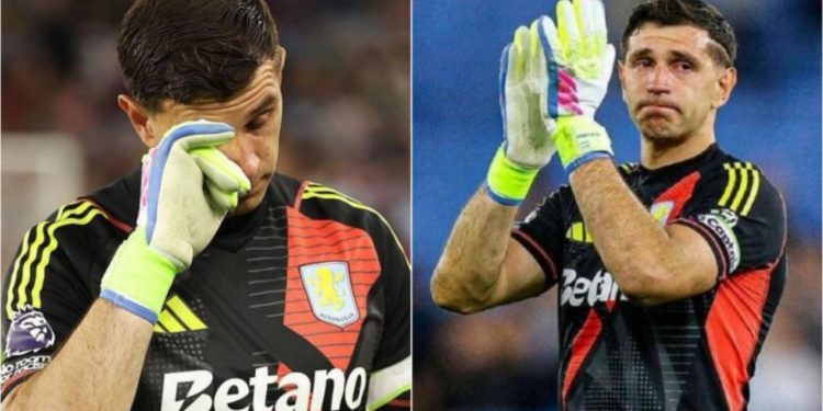 Emi Martinez përlotet në ndeshjen e fundit të Aston Villas, shihet si lamtumirë pas tri ofertave të marra