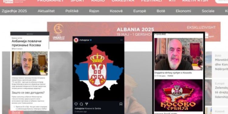 “Shqipëria tërheq njohjen e Kosovës”/ RTSH shënjestër e një sulmi kibernetik, media në Kosovë: Dyshimet e para bien mbi grupe hakeresh serbë! 