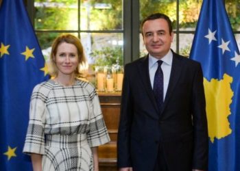 Kurti në takimin me Kallas: Kosovës duhet t’i jepet statusi i vendit kandidat për në BE