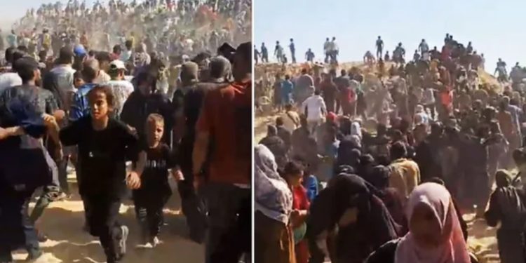 PAMJE tmerruese nga Gaza/ Të shtëna me armë zjarri ndërsa mijëra palestinezë dynden në qendrën e shpërndarjes së ndihmave