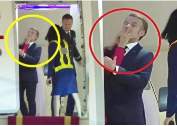 “Largohu, humbës i mjerë!” Ekspertët e leximit të buzëve zbulojnë se çfarë i tha bashkëshortja presidentit francez pas shuplakës