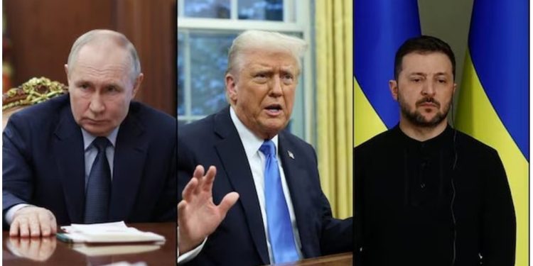 Zelensky propozon takimin trepalësh me Trump dhe Putin