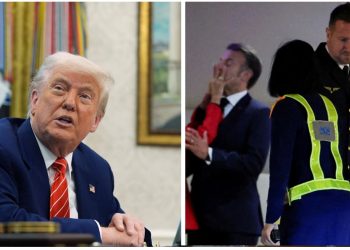 Incidenti viral i Macron dhe bashkëshortes së tij/ “Këshilla” e Trump për presidentin francez: Sigurohu që dera të mbetet e mbyllur