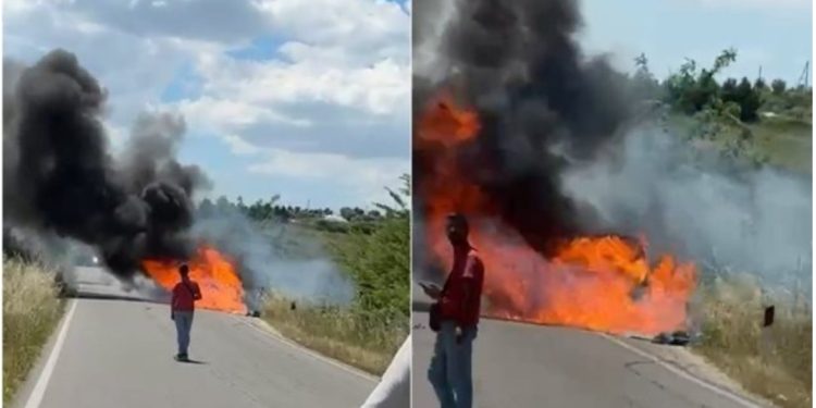 Shkrumbohet automjeti në aksin Fier-Roskovec/ Raportohet se nuk ka të lënduar, shkak ishte një defekt teknik