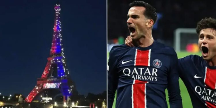 Bashkia e Parisit ka bërë çmos për të mbështetur PSG-në, shikoni çfarë i ka bërë Kullës së Eifelit