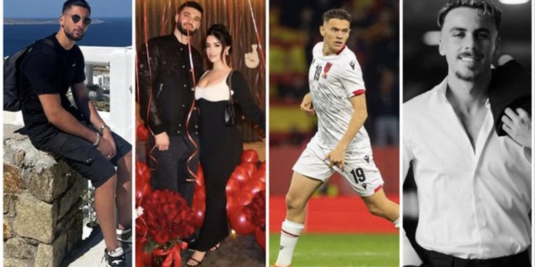Kristjan Asllani me të dashur të re italiane, zbulohen romancat e djemve të Kombëtares! Nga Broja, tek Seferi e Strakosha, kush janë partneret e tyre