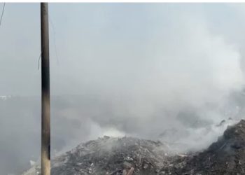 Përfshihet nga flakët zona pranë magazinave të Bashkisë Lezhë, tymi mbulon vendin