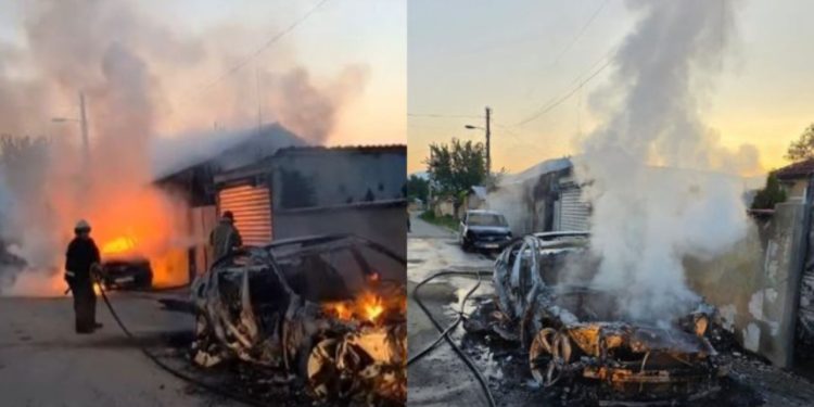 Digjen dy automjete në Maliq/ Dyshohet për zjarrvënie të qëllimshme, pronari i njërës prej makinave: Nuk kam konflikte