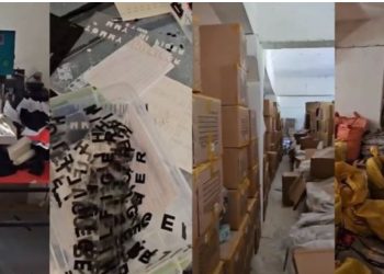 EMRAT/ Zbulohen në Rrugën e Arbërit dy magazina me veshje të kontrabanduara dhe logo false, arrestohen 4 persona, shpallen në kërkim dy të tjerë