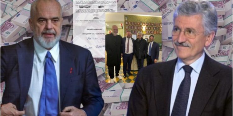 “Lobist në Shqipëri, merret me kriptovaluta”, mediat italiane kërkojnë bilancet e kompanisë së Massimo D’Alema, mikut të Ramës