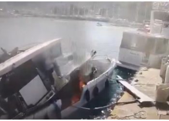 VIDEO/ Shpërthen në flakë anija në Turqi, sapo ishte furnizuar me karburant, plagosen 3 persona