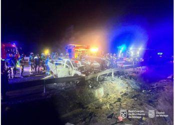 Përplasen kokë më kokë me mjetin e inspektorit të policisë, humbin jetën 3 shqiptarët dhe polici në Spanjë