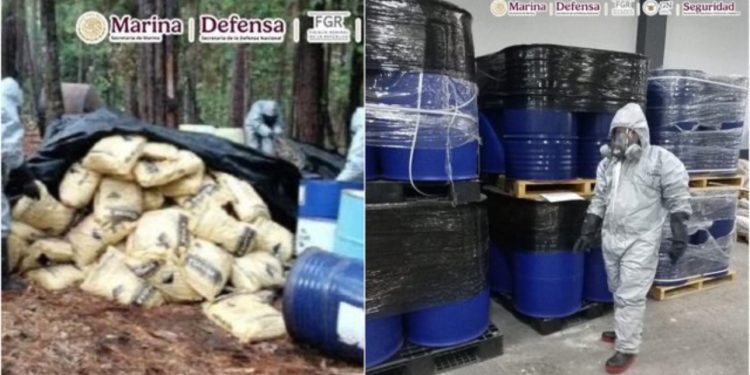 Marina meksikane sekuestron sasinë më të madhe të drogës në vend, kapen 42 ton metamfetaminë në disa laboratorë