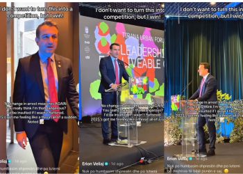 Veliaj vijon me postimet ironizuese në “Tik Tok”: Vërtet mendoni se jam kaq i rrezikshëm? Viti 2025 më bëri të ndihem si një kërcënim…