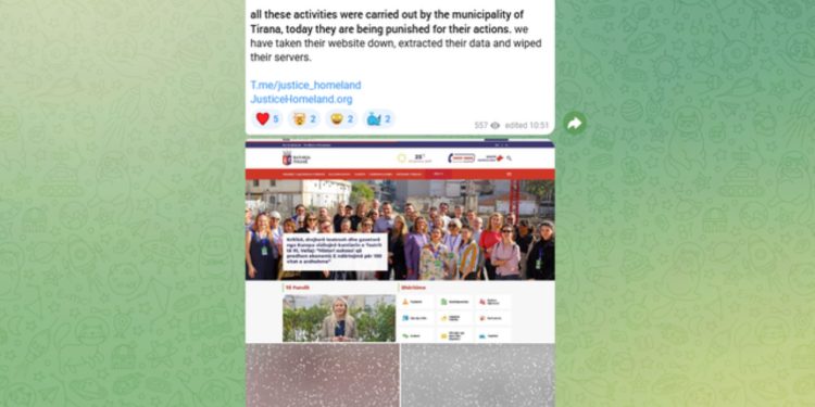 VIDEO/ Hakerat e “Homeland Justice” sulmojnë faqen e Bashkisë së Tiranës, fshijnë serverat