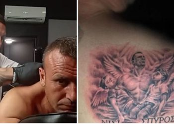 Nxori nga lumi të miturit por ata ndërruan jetë/ Shqiptari mban premtimin dhe bën tatuazh portretet e dy djemve