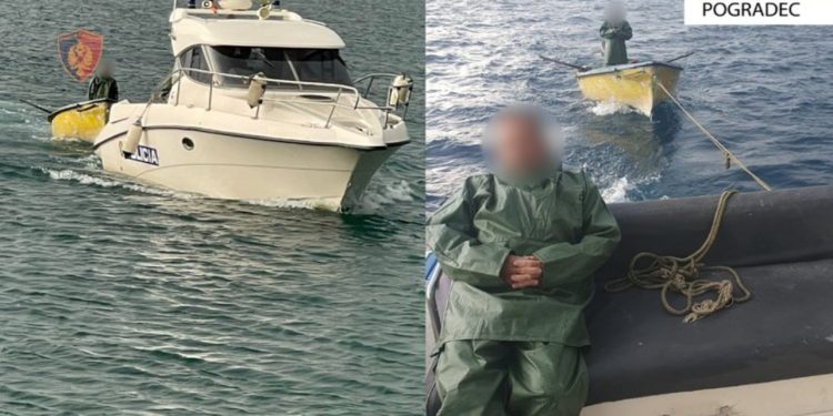 Kishin dalë me varkë për të peshkuar, policia shpëton 2 persona nga mbytja në liqen për shkak të motit të keq