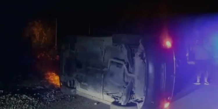 Përmbyset automjeti në Mezhgoran të Tepelenës, mbetet i lënduar drejtuesi