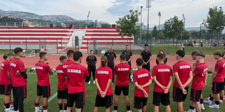 Kombëtarja U-15 luan nesër ndeshjen e parë miqësore me Maqedoninë e Veriut