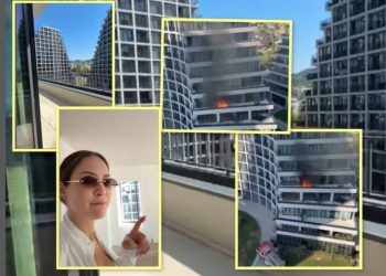 VIDEO/ Bie zjarr në apartamentin luksoz të blogeres, Franceska Murati