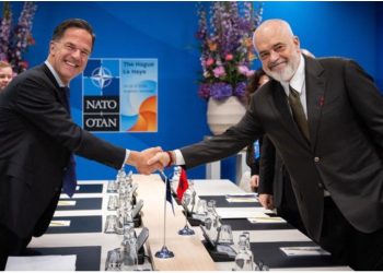 Samiti i NATO-s në Hagë/ Rama, takim me Sekretarin e Përgjithshëm, Mark Rutte 