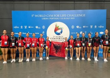 Shkëlqen gjimnastika shqiptare, medalje bronzi në Portugali