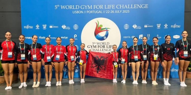 Shkëlqen gjimnastika shqiptare, medalje bronzi në Portugali