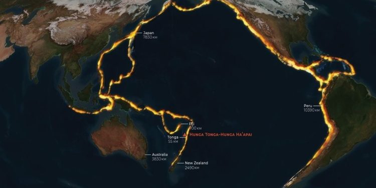 Çfarë përfaqëson "Unaza e Zjarrit" dhe ku e gjejme? Pse quhet zona më e rrezikshme sizmike në botë?