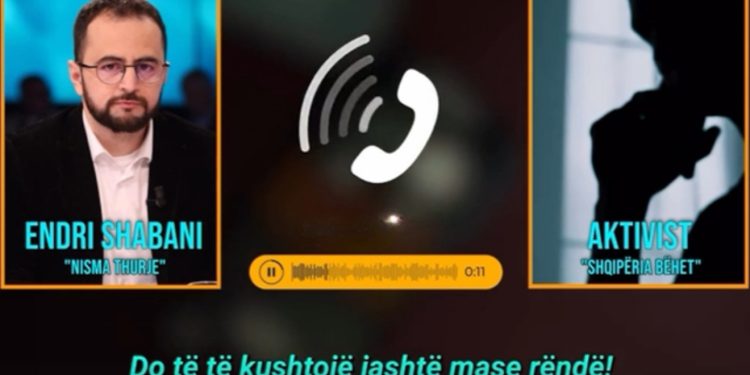 Del audio-mesazhi kërcënues nga njerëzit e Lapajt për Shabanin / “O Endri, o i pabesë, do të kushtojë rëndë kjo.. Dajoa do ta paguajë shtrenjë do t’i q…”