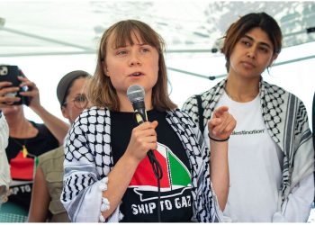 Protestë për gjendjen në Gaza, aktivistja Greta Thunberg mbërrin sot në Tiranë, tubimi në sheshin “Skënderbej”