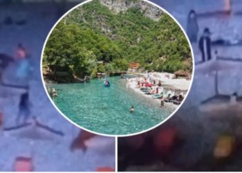Sherri me mjete të forta mes turistëve dhe biznesmenëve në Lumin e Shalës, dalin pamjet nga përplasja