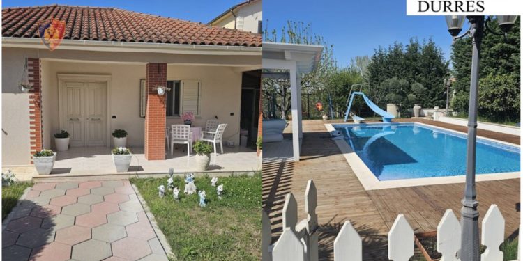 Sekuestrohet vila me pishinë në Durrës, dyshohet se është përfituar nga veprimtari kriminale